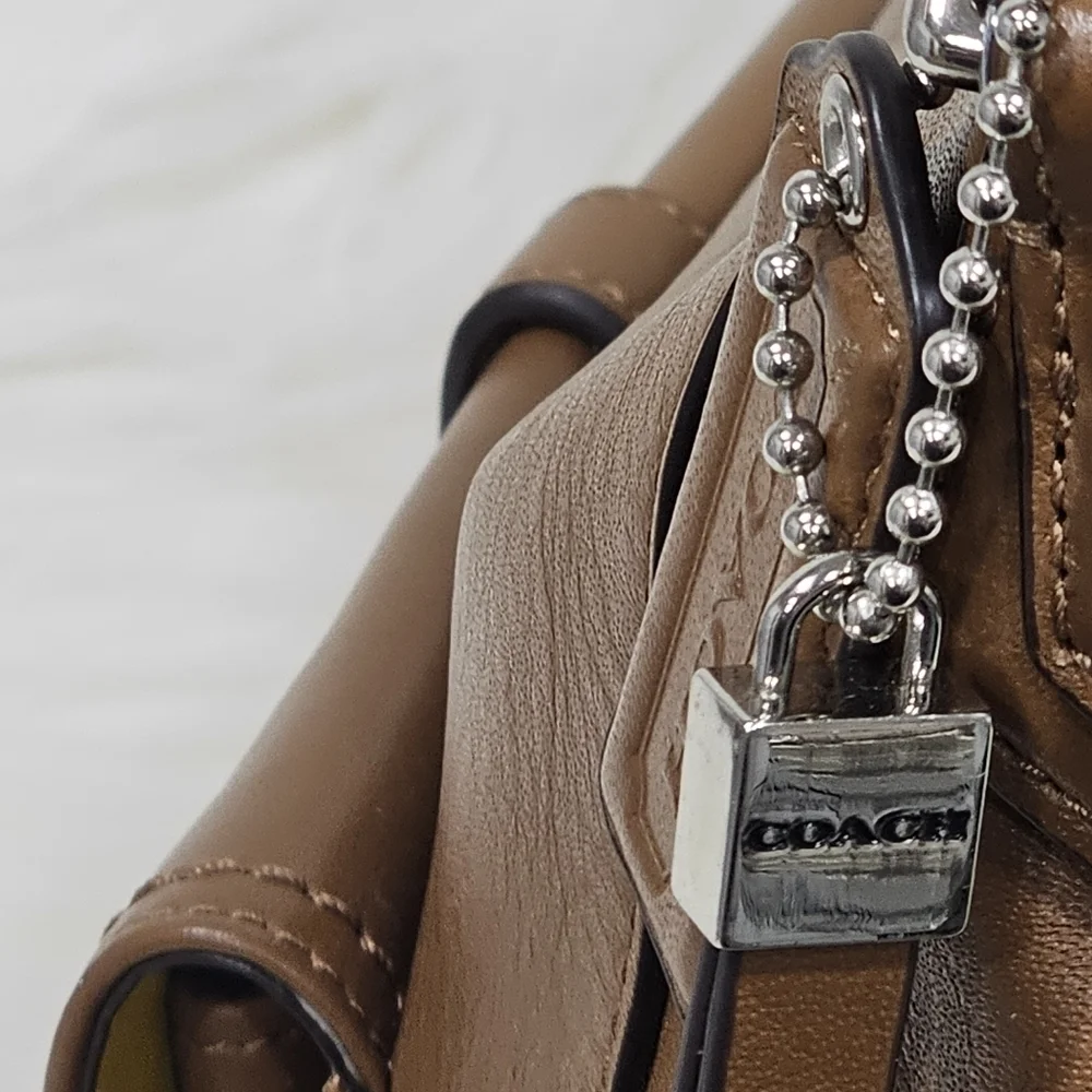 Coach F29881 Charlie Leather Hobo Shoulder Bag – Brown